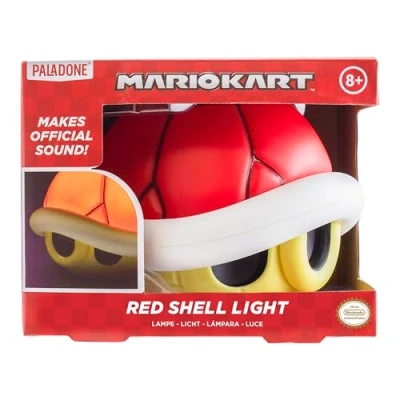 Imagen de Luz de caparazón rojo Super Mario con sonido Producto oficial Nintendo, decoración para sala juegos y hogar