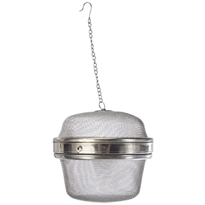 Imagen de Ibili Bola DE Malla para Especias 10 CM, Stainless Steel, Plateado, 11 x 12 cm