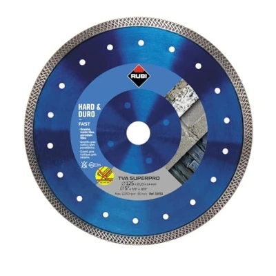 Imagen de RUBI Disco de Diamante para Porcelánico TURBO VIPER (TVA) Amoladora 125 mm el Corte Materiales con Espesores &gt;20 Solo Recto