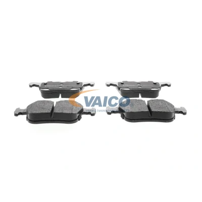 Imagen de VAICO V10 9891 Juego de pastillas freno Q+, calidad primer equipo Eje trasero no preparado para indicador desgaste SEAT: Leon III Hatchback