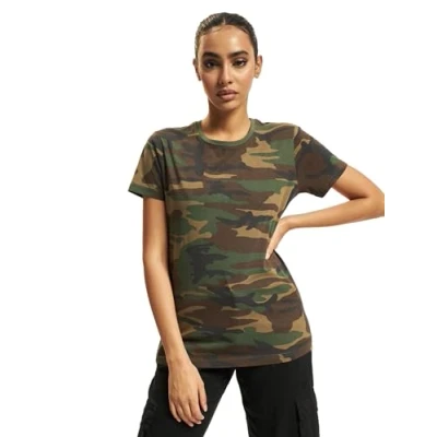 Imagen de Brandit Camiseta estampada, Mujer, Talla: Large, Woodland