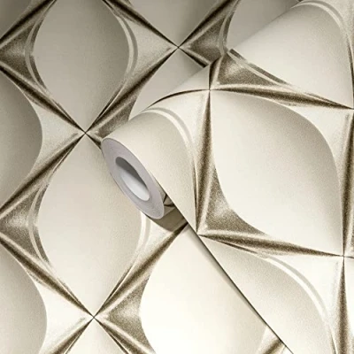 Imagen de Livingwalls My Home Spa 386912 Papel pintado para dormitorio (10,05 x 0,53 m), color gris y blanco
