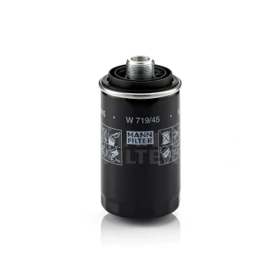 Imagen de MANN FILTER W 719/45 Filtro de aceite M 27 X 1.5 con dos válvulas bloqueo retorno enroscable AUDI: A5 B8 Sportback, A4 Berlina norauto