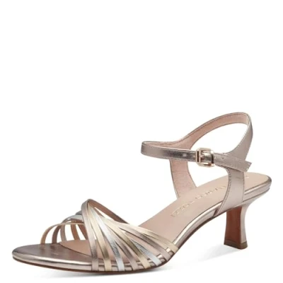 Imagen de MARCO TOZZI Sandalias de tacón para Mujer, Plantilla Feel Me, Forro Interior Suave, 2 28356 42, talón, Rose Met Comb, 39 EU