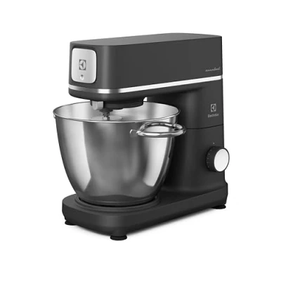Imagen de Electrolux Asistente de cocina, E6KM1 4BPT, Utensilios cocina con tazones 6 y 4 litros, batidor 1200W, acero inoxidable, perla negra