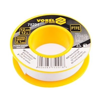 Imagen de 1 rollo de cinta teflón 12 metros sellado PTFE mm