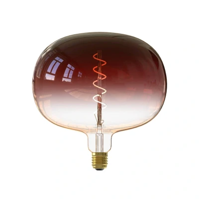 Imagen de CALEX Colors Base E27, bombilla de filamento 5 W regulable, decorativa marrón, blanco cálido