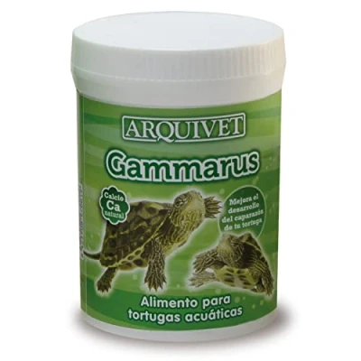 Imagen de ARQUIVET Gammarus 265 ml Comida para Tortugas Alimentación Natural acuáticas Alimento Completo de Agua Flotante