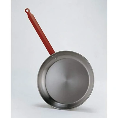 Imagen de La Ideal Shallow de Acero Pulido sartén con un Mango, Plata, Pack 12, Acero, Plateado, 36 cm