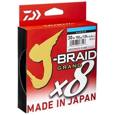 Imagen de Daiwa J Braid Grand X8E 0.16mm 10kg 135m IB Hilo trenzado