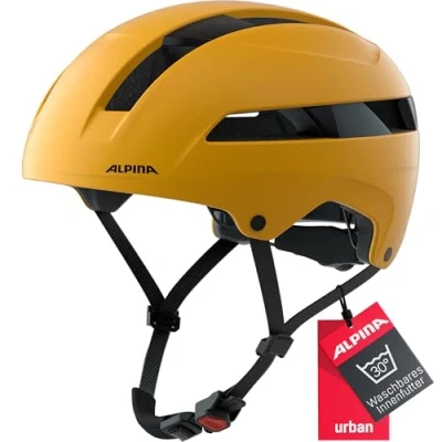 Imagen de ALPINA Soho Casco de Ciclismo, Unisex Adults, Burned Yellow Matt, 51 56