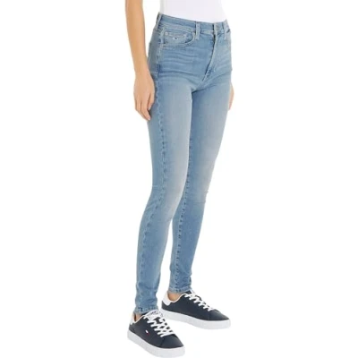 Imagen de Tommy Jeans Sylvia Vaqueros pitillo, Mujer, Talla: 28x28, Denim light