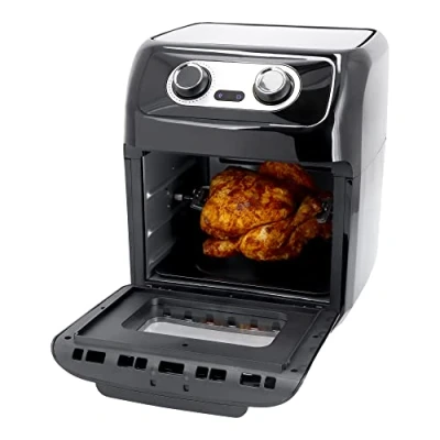 Imagen de Freidora de Aire Caliente Just Perfecto XXL 12L Airfryer 200C 12 programas Air Fryer 1800W con parrillas rotatorias Accesorios e Iluminación sin Aceite