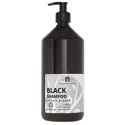 Imagen de B.O.T cosmetic &amp; wellness Black Champú Café Ricino y Extracto de Cebolla Detox Champu Anti Polución Acelerador 1000 ml