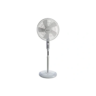 Imagen de Cofan Ventilador de Pie Modelo Ábrego Color Blanco Con 5 Palas Temporizador 120 minutos Medidas: 43 x 43x 1,35 cm