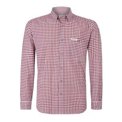 Imagen de Stockerpoint Campos3 Camisa Tradicional, Rojo (Bordeaux), S Hombres