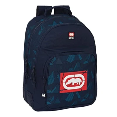 Imagen de Safta ECKO UNLTD. Peaks Mochila Escolar Infantil, Ideal para Niños de Diferentes Edades, Cómoda y Versátil, Calidad Resistencia, 32x15x42 cm, Color Azul marino