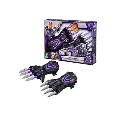 Imagen de Marvel Hasbro, Studios, Black Panther, Legacy Collection, Garras de Combate Wakanda, Juguete lumínico para Juego rol, A Partir 5 años, Multicolor