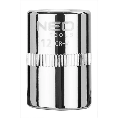 Imagen de NEO TOOLS 08 230 Piezas insertables de llave cubo 1/4 3124 12 mm Acero cromo vanadio SuperLock