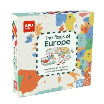 Imagen de APLI Kids Puzzle Juego de Banderas Europa, Multicolor (19437)