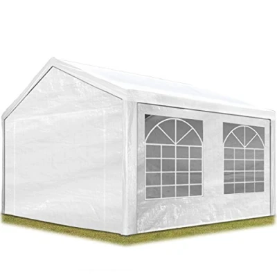 Imagen de TOOLPORT Carpa para Fiestas 3x4 m en Blanco Lona PE 350 N Impermeable el jardín con protección UV