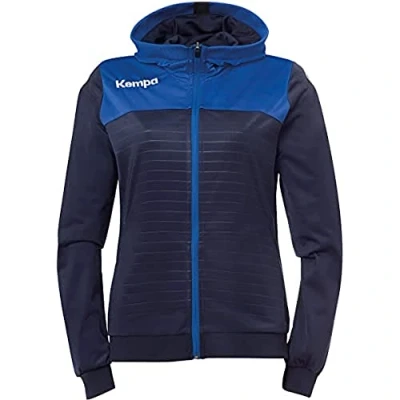 Imagen de Kempa Emotion 2.0 Hood Jacket Women Sudadera, Mujer, Navy/Royal, L