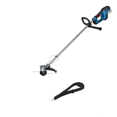 Imagen de Bosch Professional 18V System cortabordes a batería GRT 33 (Brushless, diámetro de corte cm, incl. 1 correa hombro, bobina hilo)