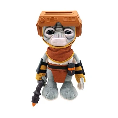 Imagen de Star Wars Peluche 22 cm Babu Frik con sonidos, juguete para niños +3 años, Mattel GXB50, Exclusivo en Amazon