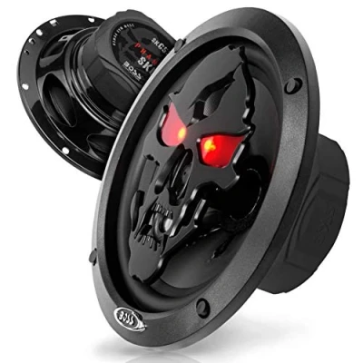 Imagen de 2 Altavoces Compatible con Boss Audio Systems SK653B coaxial de 3 vías 16,50 cm 165 mm 6,5&quot; 175 vatios rms 350 máx 4 ohmios 90 db Negro, por par