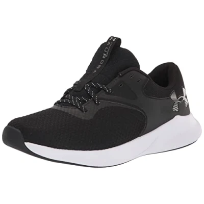 Imagen de Under Armour Charged Aurora 2 Zapatillas de entrenamiento, Mujer, Talla: 38, Black/metallic warm silver Zapatos