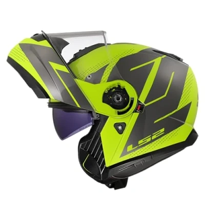 Imagen de LS2, Casco Moto Modular STROBE II CODE Gloss H V Yellow Grey, L