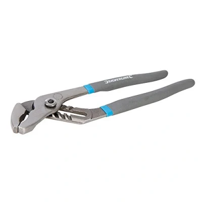 Imagen de Silverline Tools PL09 Alicates de cremallera (Longitud 250 mm Boca 30 mm)