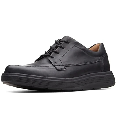 Imagen de Clarks Un Abode Ease, Zapatos de Cordones Derby Hombre, Negro (Black Leather), 46 EU
