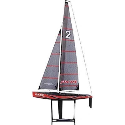 Imagen de Amewi V2 100cm Yacht Barco Focus 100 cm Racing Yate 2,4 GHz, RTR, Color Negro (26061)