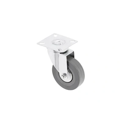 Imagen de GTV Ruedas para muebles GREYROLL 75 mm, color gris, sin bloqueo, KM 75MM BH