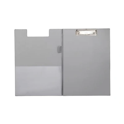 Imagen de Maul carpeta portapapeles con cobertura de plástico P, color plata