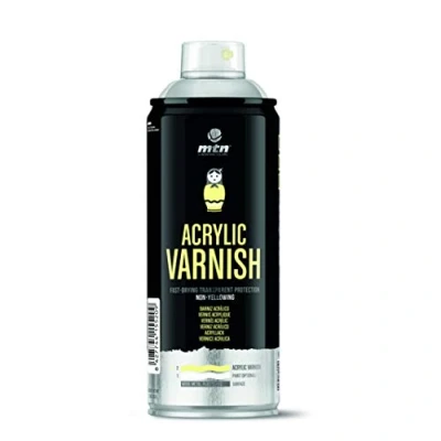 Imagen de Montana Colors Barniz Acrílico, Spray 400ml, Transparente Mate, El embalaje puede variar