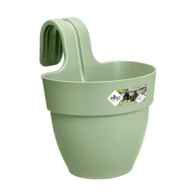 Imagen de Elho Vibia Campana Easy Hanger S 21 Jardinera por Balcón Y Exterior Ø 20.5 x H 26.5 cm Verde/Pistache Green
