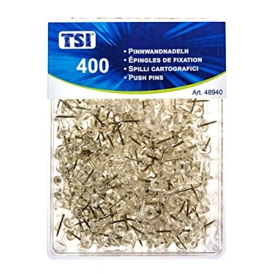 Imagen de TSI 48940 chinchetas 400ER Paquete Color: transparente