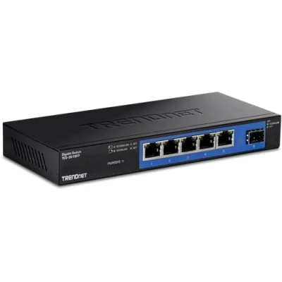Imagen de Trendnet TEG S51SFP (V1.0R) Switch Gigabit (SFP, 10 Gbps, 802.1p QoS) Negro