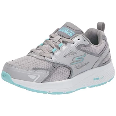 Imagen de Skechers Zapatillas consistentes para mujer, Gris (Gris, turquesa), 35 EU