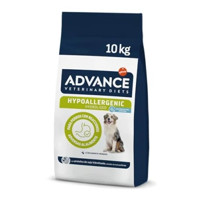 Imagen de Advance Veterinary Diets Hypoallergenic, Pienso para Perros Reducir las Intolerancias alimentarias, 10kg