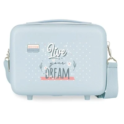 Imagen de Movom Live Your Dreams Nececer Adaptable Azul 29x21x15 cms Rígido ABS 9,14L 0,8 kgs