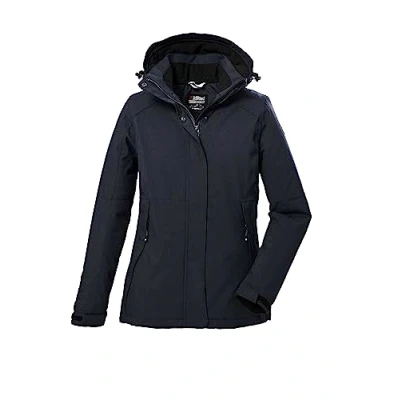 Imagen de killtec mujer Chaqueta funcional/chaqueta de exterior con capucha desmontable KOW 37 WMN JCKT, dark navy, 44, 39702 000