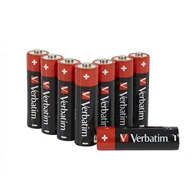 Imagen de VERBATIM Pilas alcalinas AA Premium I 1,5V LR6 Mignon para MP3, cámara, Control Remoto, rasuradora y Mucho más Pila alcalina 8 Unidades