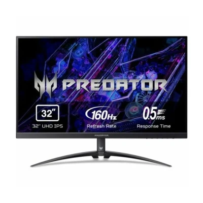 Imagen de Monitor gaming Acer Predator XB323QKV3BMIIPHX, 31.5&quot;, UHD 4K, 0.5 ms, 160 Hz, 2x HDMI 2.1, 1x Display Port, Negro