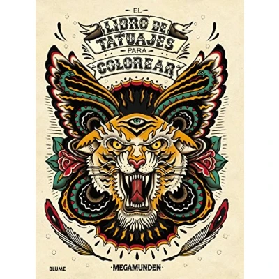 Imagen de El libro de tatuajes para colorear (GENERICA)