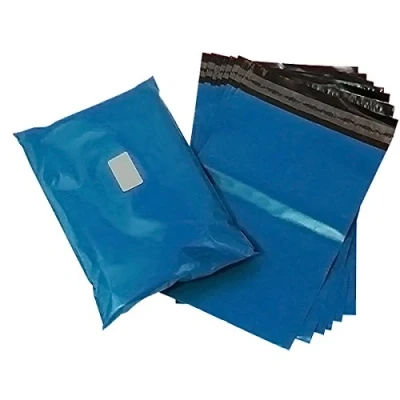 Imagen de Bolsa de plástico Triplast para envíos postales, color azul, azul metalizado 6&quot; x 9&quot;