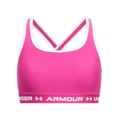 Imagen de Under Armour G Crossback Sujetadores deportivos con sujeción media, Mujer, Talla: 8a, Rebel pink (654)