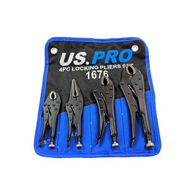 Imagen de US PRO 1676 Juego de 4 alicates bloqueo (12,7 cm, 6,5 17,7 10 cm)